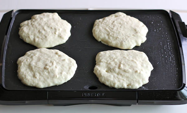 Buttermilk Pancakes with Strawberry Sauce - Start your mornings off right with these fluffy, melt-in-your-mouth pancakes!