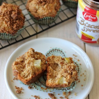 Biscoff Apple Muffins