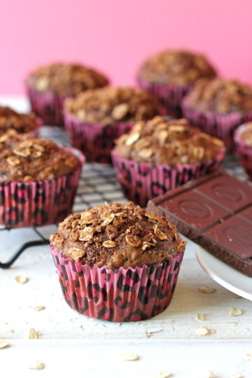 Mocha Oatmeal Muffins