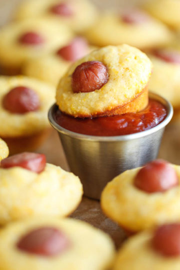 Corn Dog Mini Muffins
