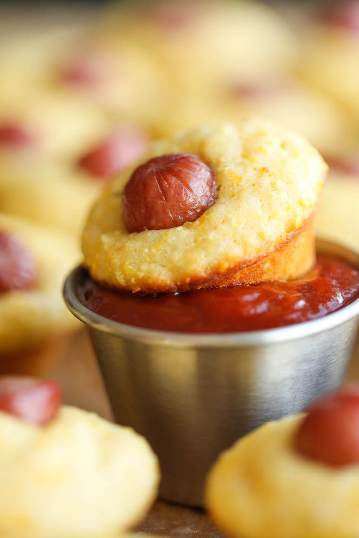 Corn Dog Mini Muffins