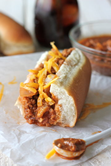 Bacon-Wrapped Chili Cheese Dogs