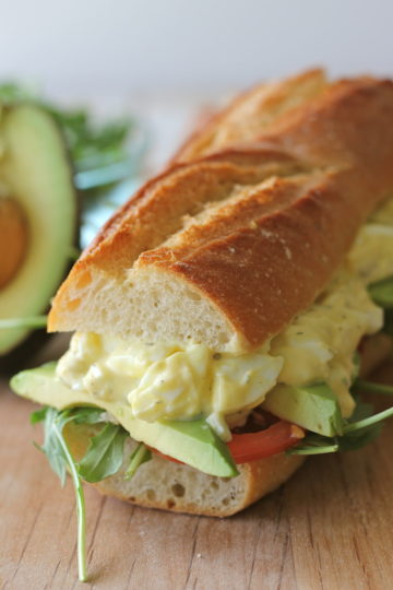 Greek Yogurt Egg Salad Sandwich