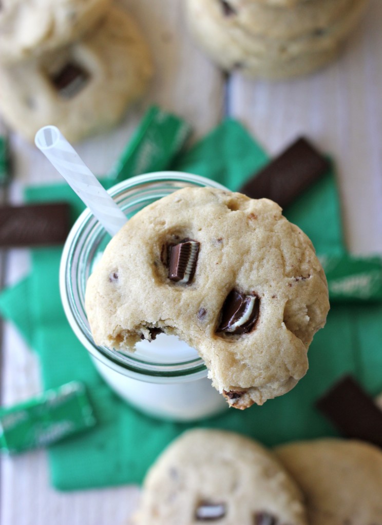 Mint Chocolate Chunk Cookies