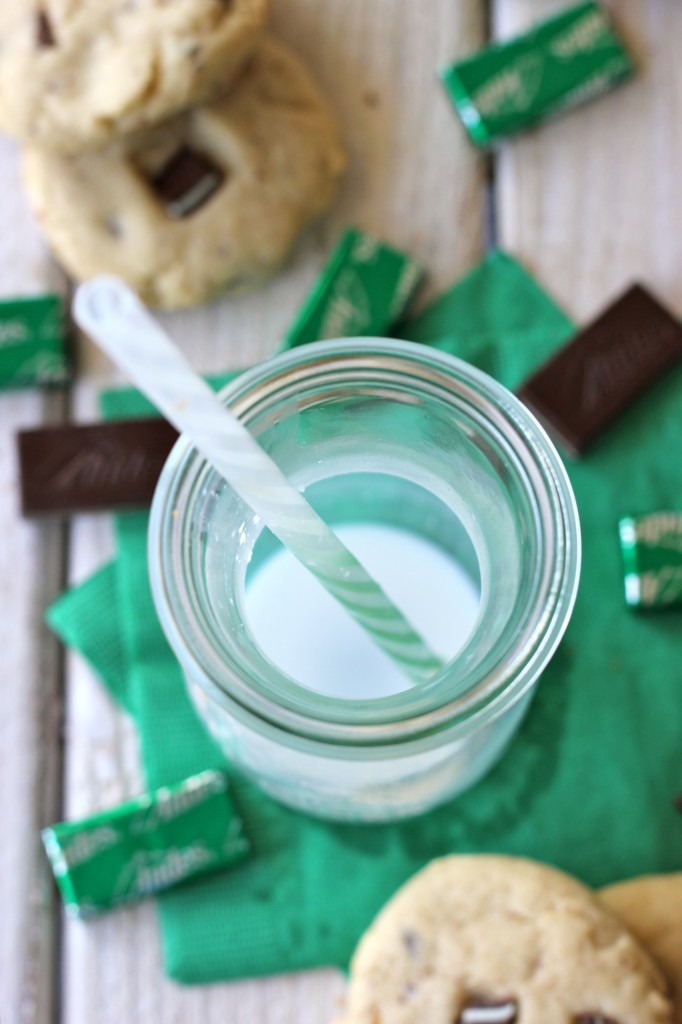 Mint Chocolate Chunk Cookies