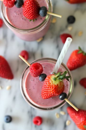 Greek Yogurt Berry Medley Smoothie