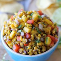 Grilled Corn Mango Salsa