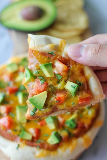 Grilled Nacho Pizza