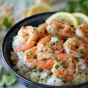 Lemon Shrimp with Garlic and Herbs