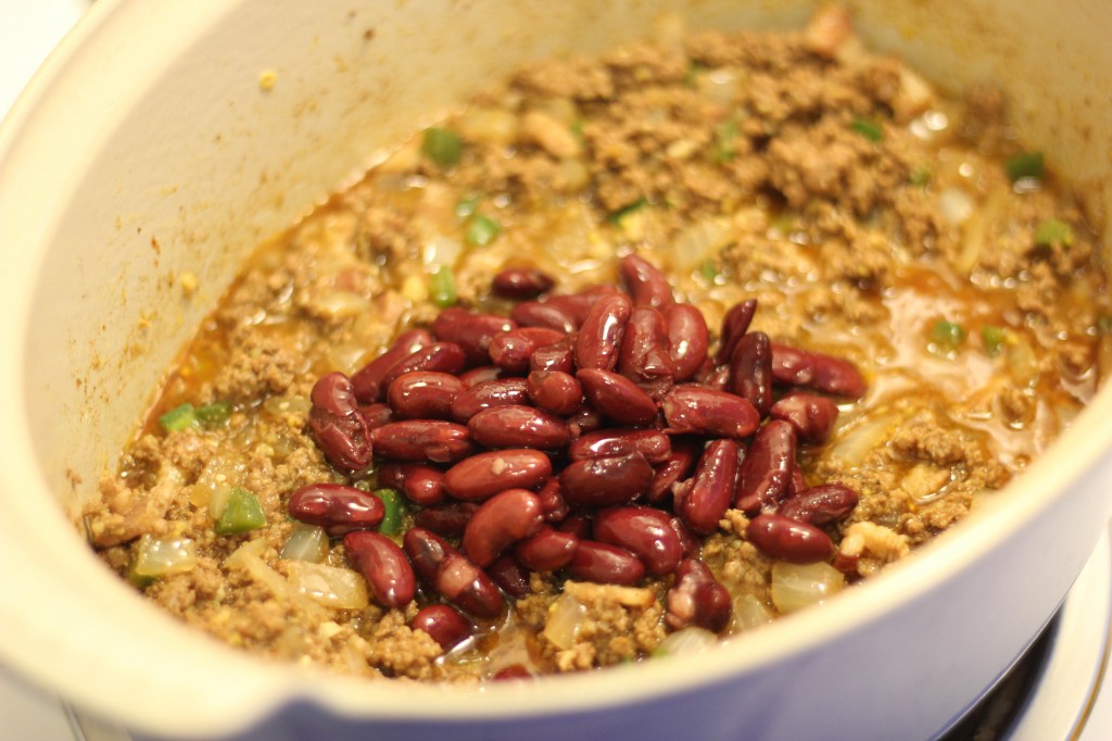 Texas Corn Dogs - These hot dogs are loaded with a quick and easy homemade corn chili and Fritos Corn Chips for that added crunch!