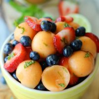 Berry Cantaloupe Salad