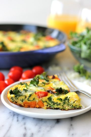 Sweet Potato Kale Frittata