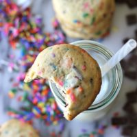 Funfetti Cookies with Chocolate Chunks