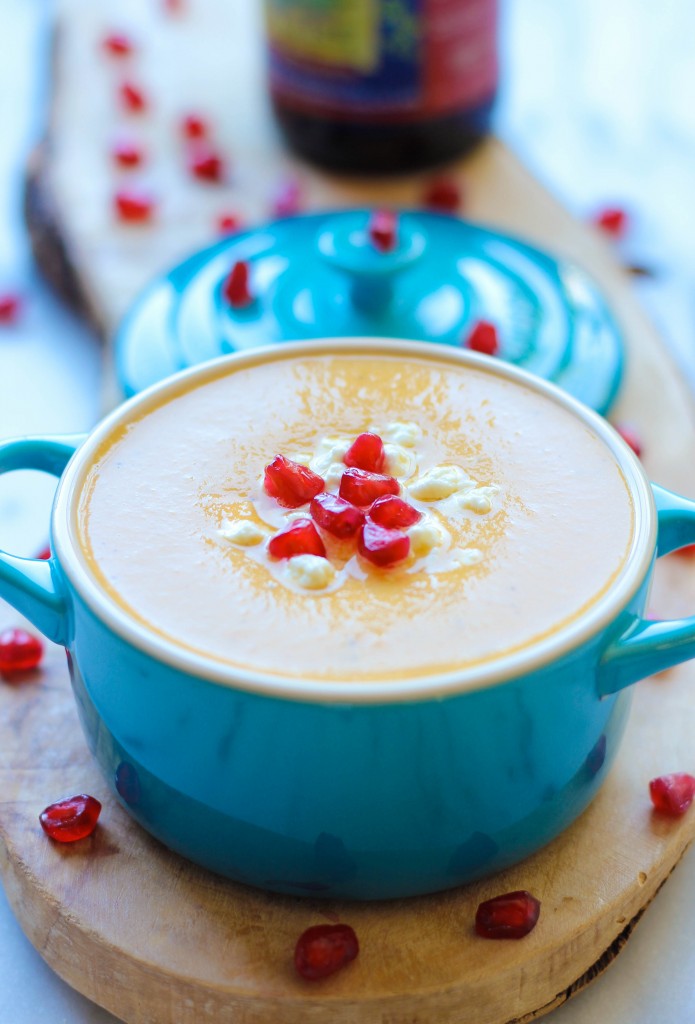 Butternut Squash Bisque - This cozy bisque is a perfect well-rounded soup during the fall season!