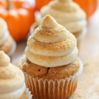 Pumpkin Cheesecake Cupcakes
