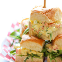 Skinny Egg Salad Sliders