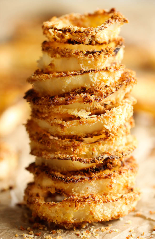 Oven Baked Onion Rings