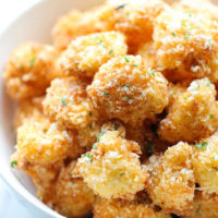 Parmesan Cauliflower Bites