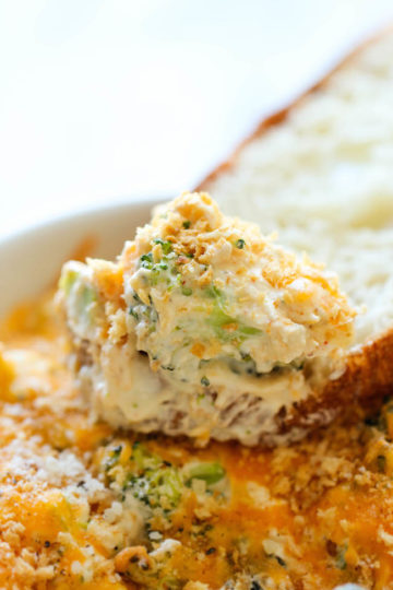 Baked Broccoli Parmesan Dip