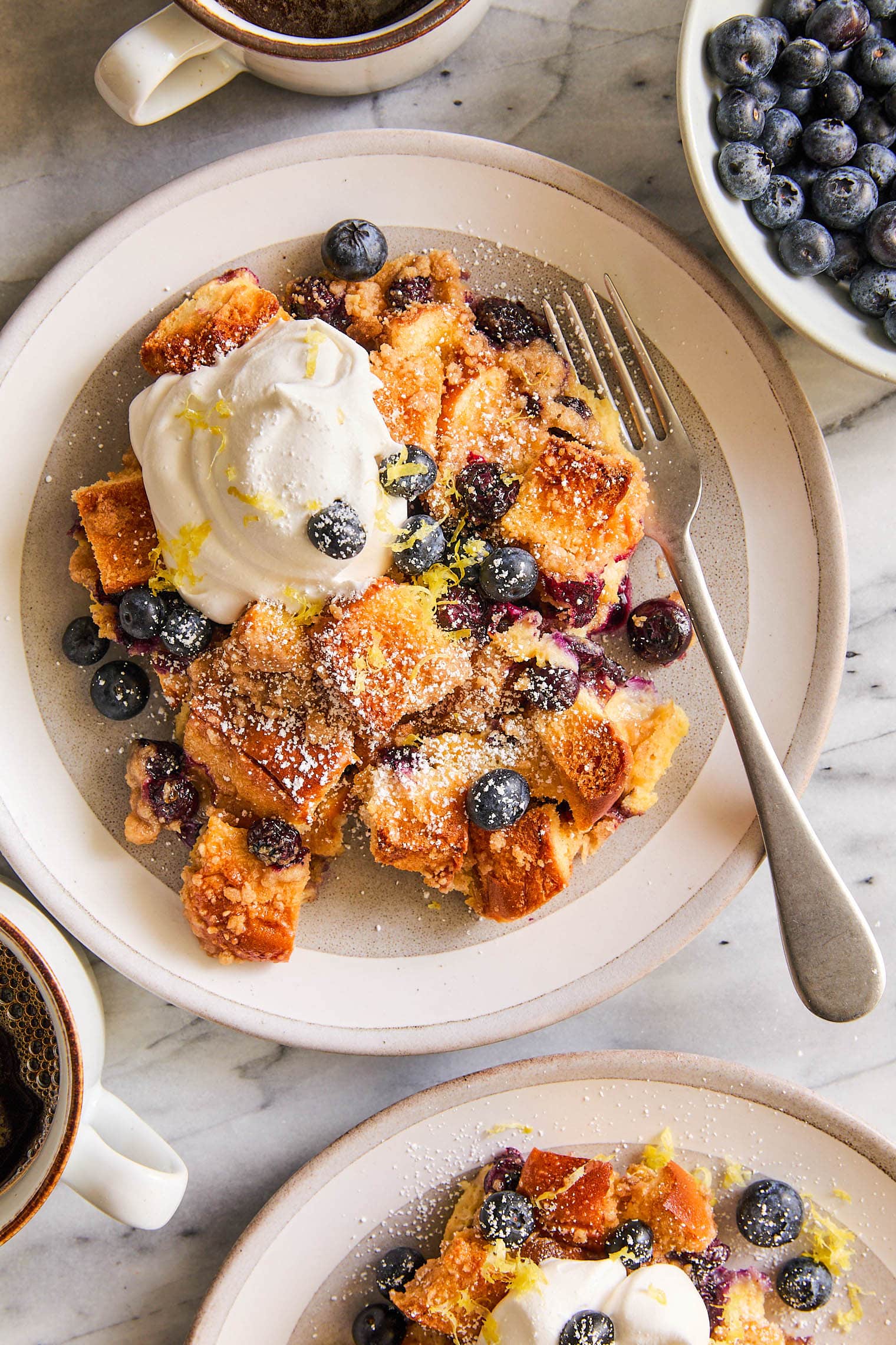 Baked Blueberry Lemon French Toast