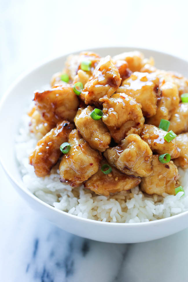 Asian Honey Chicken - A take-out favorite that you can easily make right at home - and the homemade version tastes a million times better!