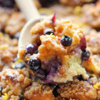 Baked Blueberry Lemon French Toast