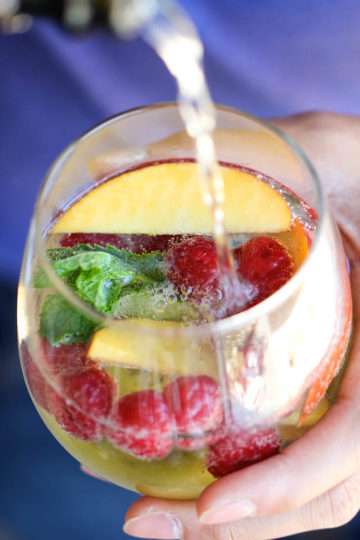 White Sangria Sparkler