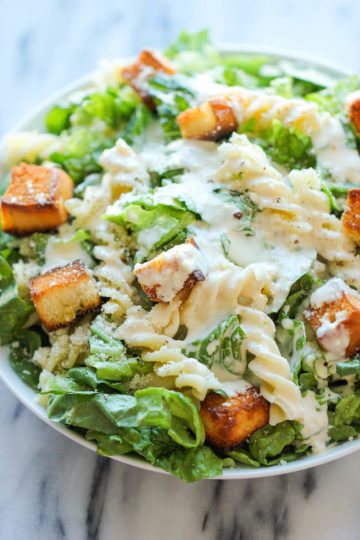 Fusilli Caesar Salad