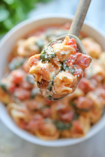 Spinach Tomato Tortellini