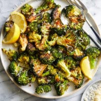Garlic Parmesan Roasted Broccoli