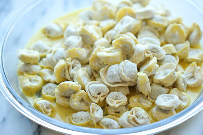 Parmesan Tortellini Bites - Crisp, crunchy, parmesan-loaded tortellini bites - so good, you won't be able to stop eating these!