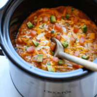 Slow Cooker Enchilada Stack