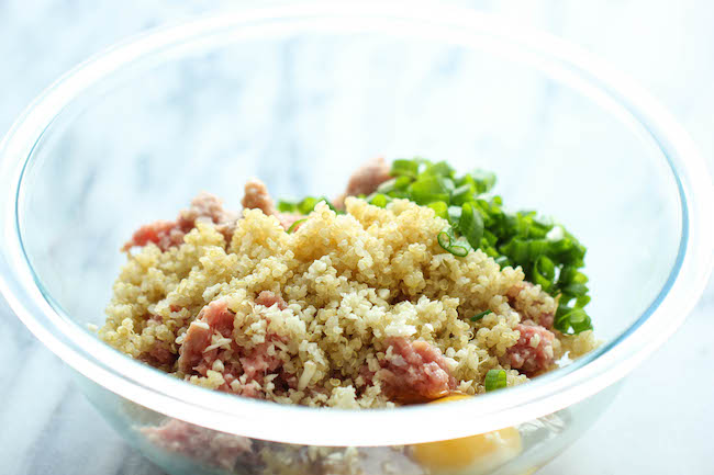 Asian Quinoa Meatballs - Healthy, nutritious and packed with so much flavor. Perfect as an appetizer or a light dinner!