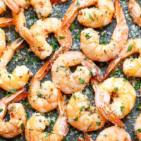 Garlic Parmesan Roasted Shrimp
