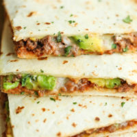 Cheesy Avocado Quesadillas