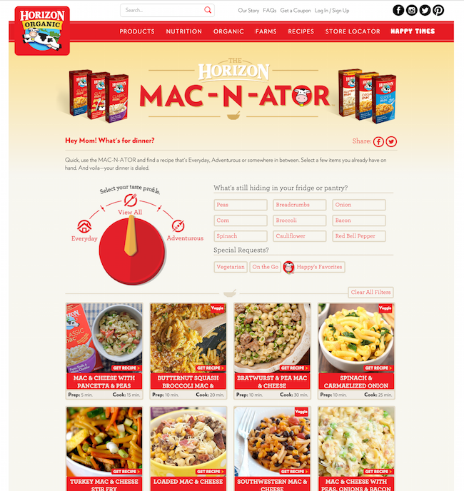 Spinach and Artichoke Mac and Cheese - So creamy, so cheesy and so easy to make in just 25 min. And it's lightened up with only 369 calories per serving!