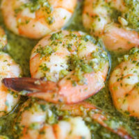 Easy Chimichurri Shrimp