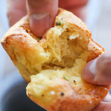 Easy Garlic Parmesan Popovers