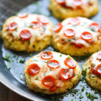 Mini Cauliflower Pizzas