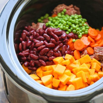 Easy Crockpot Dog Food
