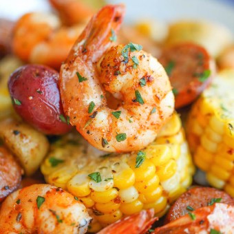 Shrimp Boil Foil Packets