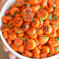 Honey Maple Roasted Carrots