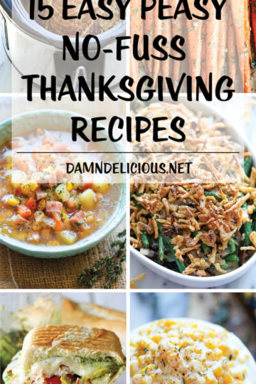 15 Easy Peasy No-Fuss Thanksgiving Recipes