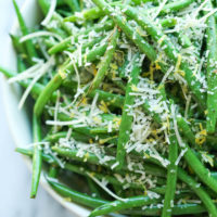 Lemon Parmesan Green Beans