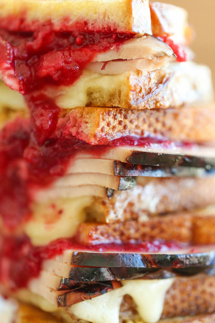 Turkey Cranberry Grilled Cheese - Transform your leftovers into the easiest and most amazing post-Thanksgiving sandwich. It will be the BEST grilled cheese!