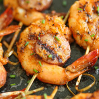 Cajun Shrimp and Sausage Skewers
