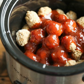 Slow Cooker Cocktail Meatballs