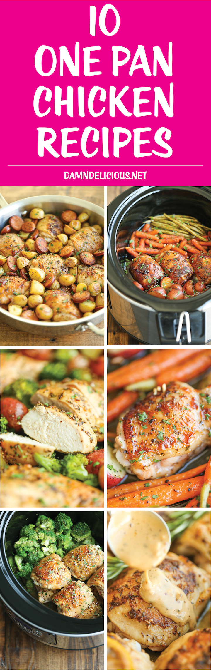 10 One Pan Chicken Recipes