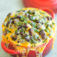 Cheesy Beans and Rice