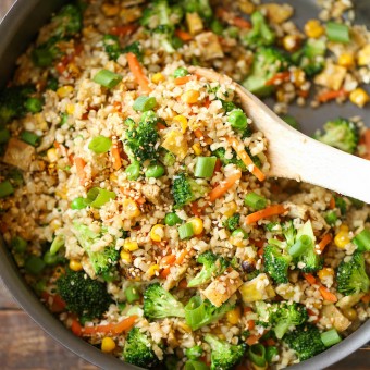 10 Minute Healthy Cauliflower Rice Image 1